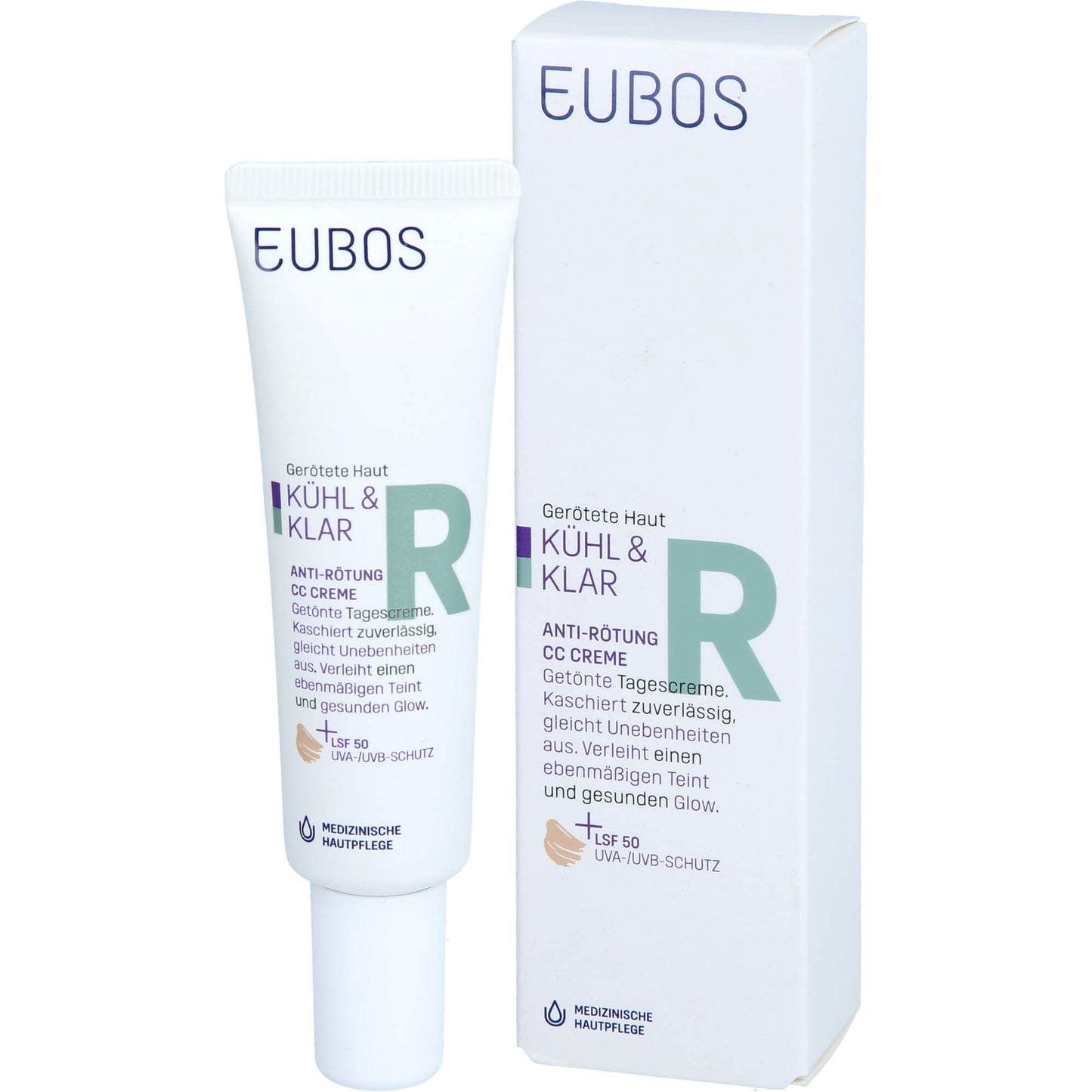 EUBOS KÜHL & KLAR Anti-Rötung CC Creme LSF 50 30 ml
