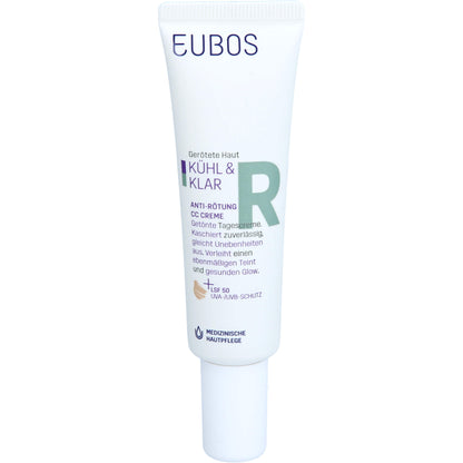 EUBOS KÜHL & KLAR Anti-Rötung CC Creme LSF 50 30 ml