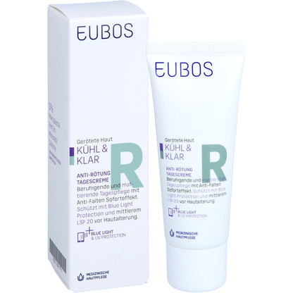 EUBOS KÜHL & KLAR Anti-Rötung Tagescreme LSF 20 40 ml