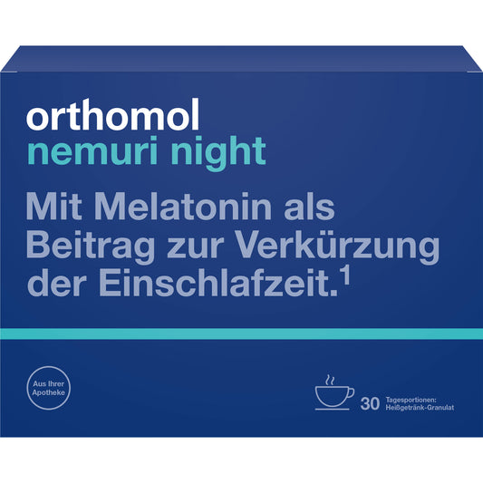 ORTHOMOL nemuri night Granulat 30X10 g