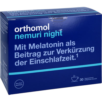 ORTHOMOL nemuri night Granulat 30X10 g