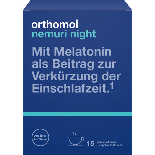 ORTHOMOL nemuri night Granulat 15X10 g