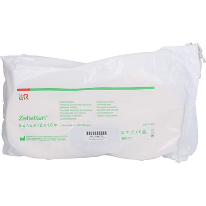 ZELLETTEN Tupfer 4x5 cm unsteril Rolle 2X500 St