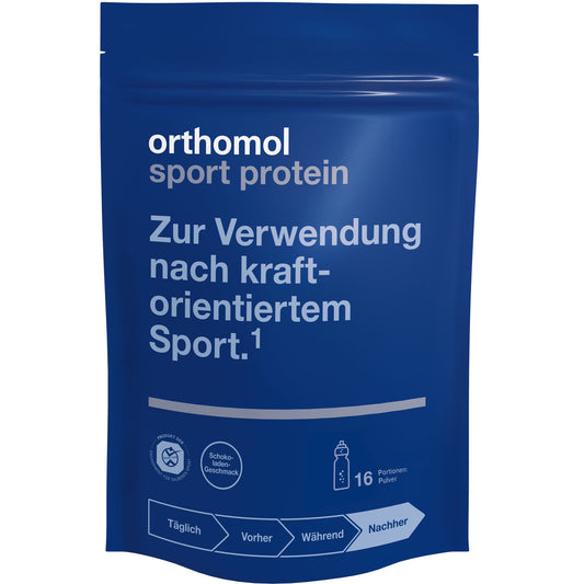 ORTHOMOL Sport Protein Pulver Schoko 640 g