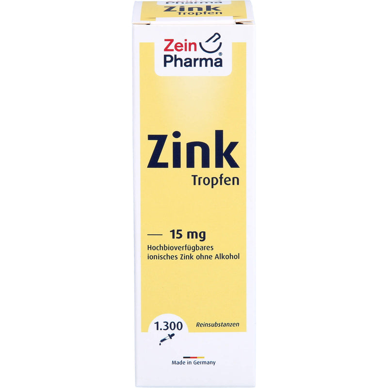 ZINK TROPFEN 15MG IONIS 50 ml