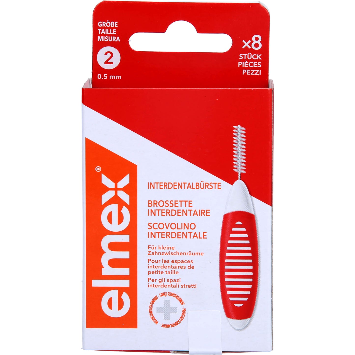 ELMEX Interdentalbürsten ISO Gr.2 0,5 mm rot 8 St