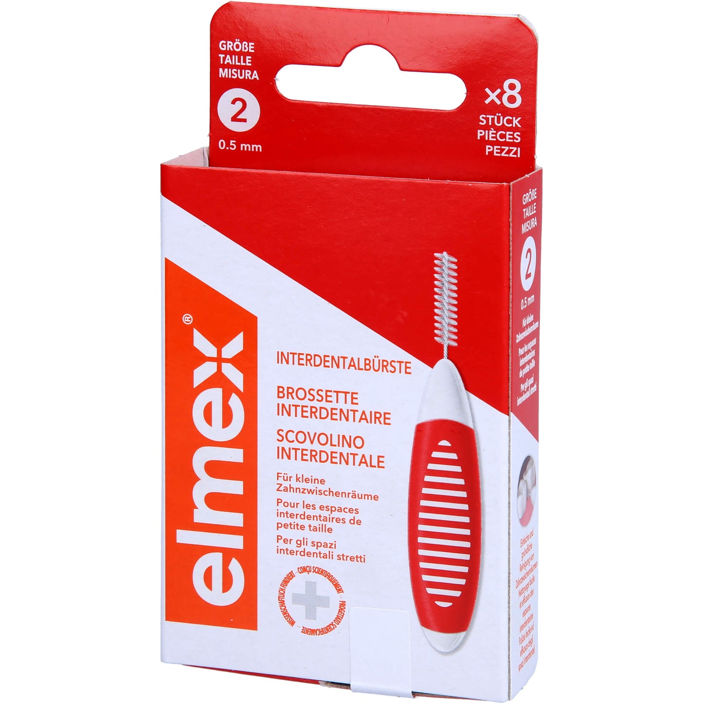 ELMEX Interdentalbürsten ISO Gr.2 0,5 mm rot 8 St