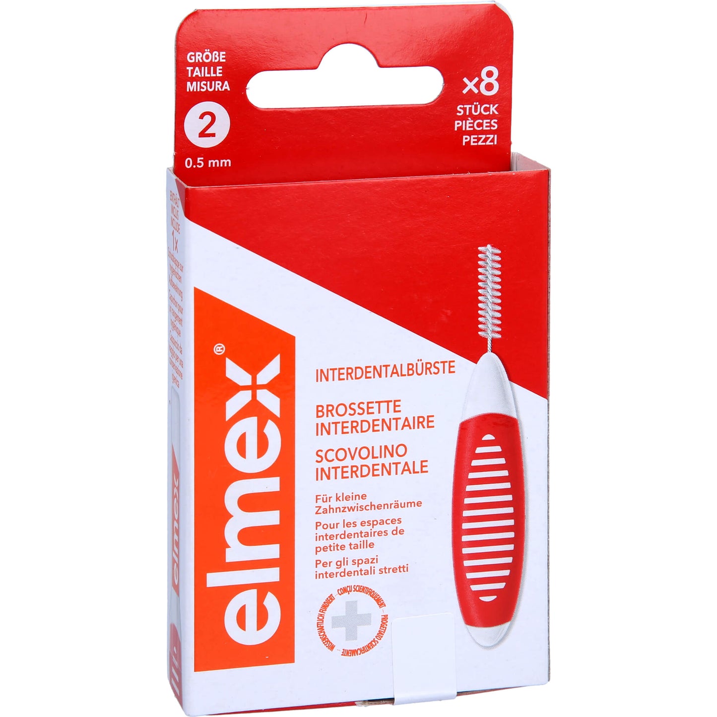 ELMEX Interdentalbürsten ISO Gr.2 0,5 mm rot 8 St