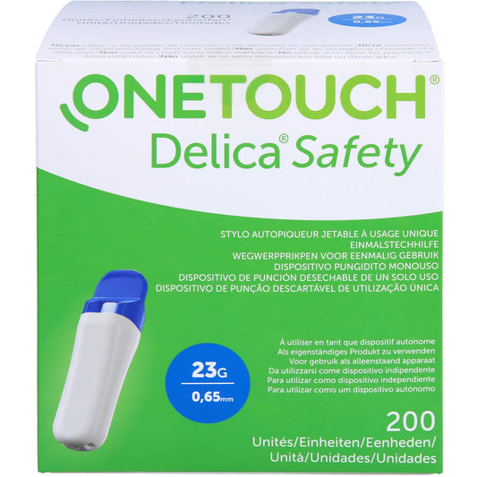 ONE TOUCH Delica Safety Einmalstechhilfe 23 G 200 St