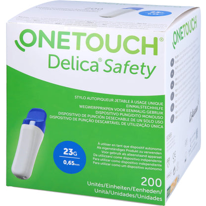 ONE TOUCH Delica Safety Einmalstechhilfe 23 G 200 St