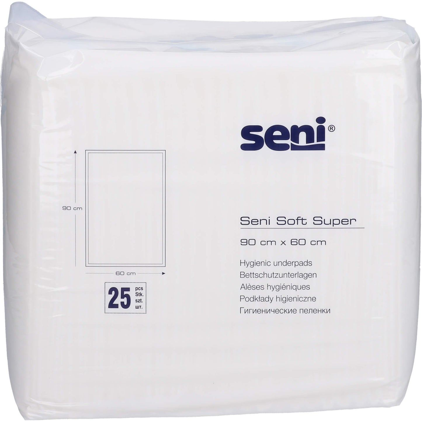 SENI Soft Super Bettschutzunterlage 60x90 cm 25 St