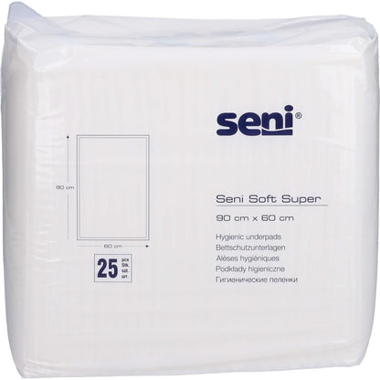 SENI Soft Super Bettschutzunterlage 60x90 cm 25 St