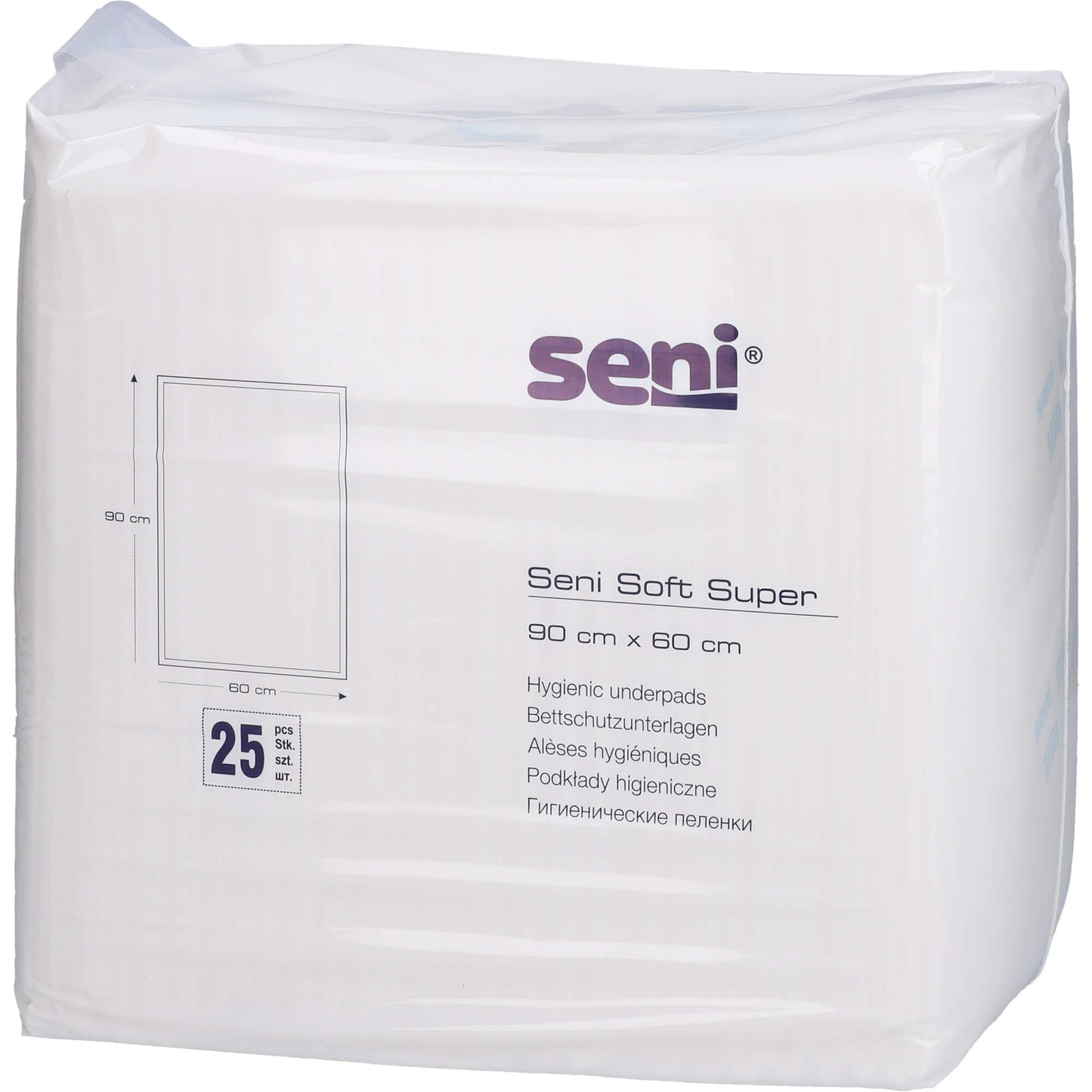 SENI Soft Super Bettschutzunterlage 60x90 cm 25 St