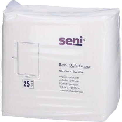 SENI Soft Super Bettschutzunterlage 60x90 cm 25 St