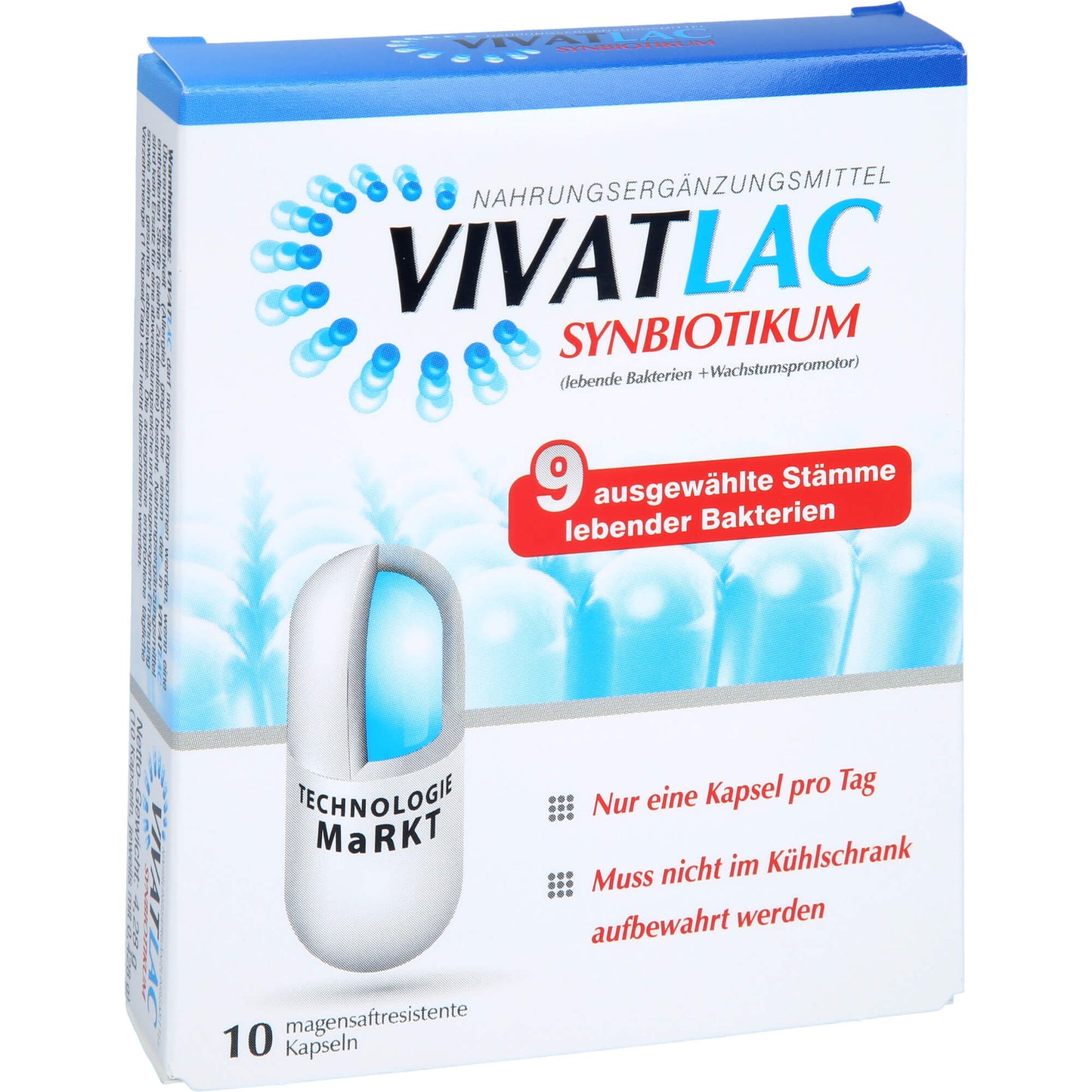 VIVATLAC SYNBIOTIKUM magensaftresistente Kapseln 10 St
