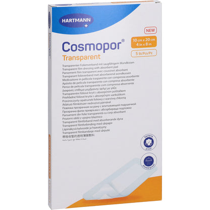 COSMOPOR transparent Folienverband 10x20 cm steril 5 St