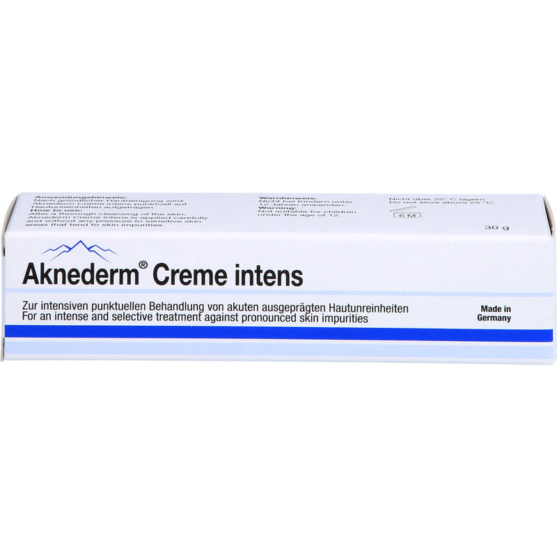 AKNEDERM CREME INTENS 30 g