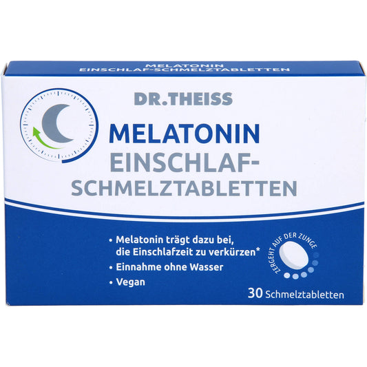 DR.THEISS Melatonin Einschlaf-Schmelztabletten 30 St