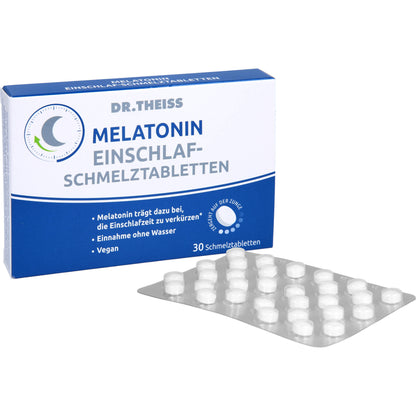 DR.THEISS Melatonin Einschlaf-Schmelztabletten 30 St