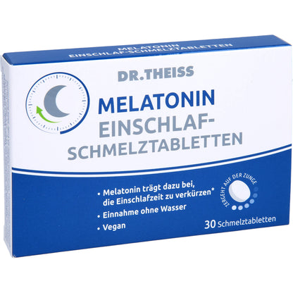 DR.THEISS Melatonin Einschlaf-Schmelztabletten 30 St