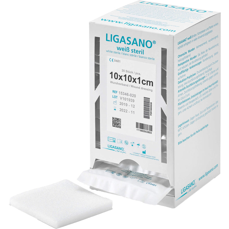 LIGASANO WEISS S 10X10X1CM 20 St