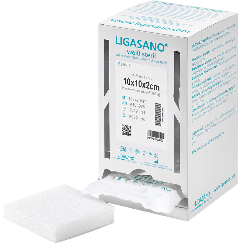 LIGASANO WEISS S 10X10X2CM 10 St