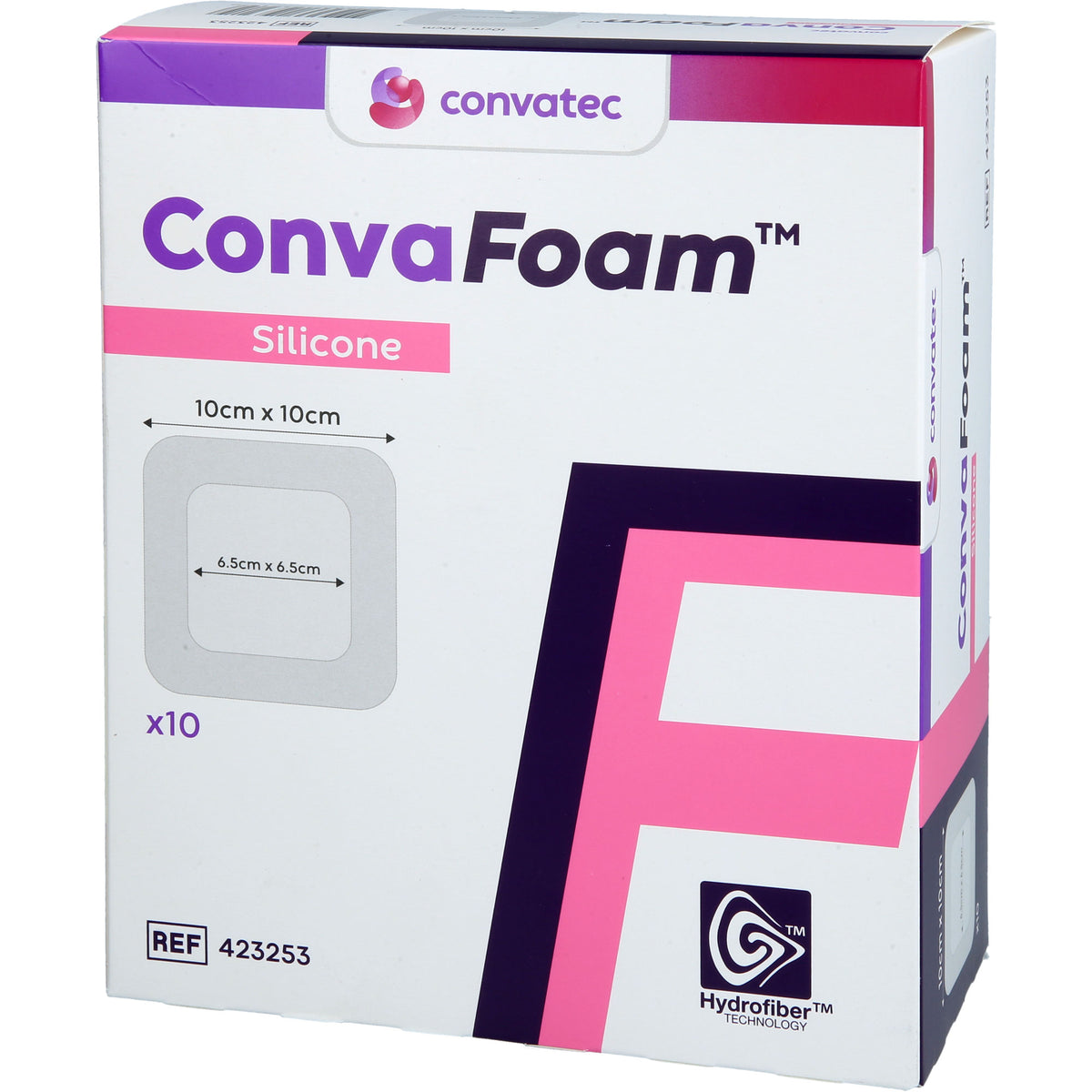 CONVAFOAM Silicone Verband 10x10 cm 10 St