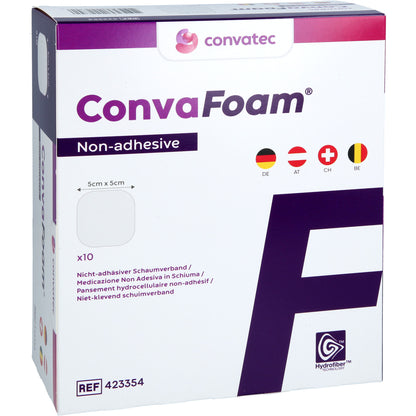 CONVAFOAM Schaumverband nicht-adhäsiv 5x5 cm 10 St