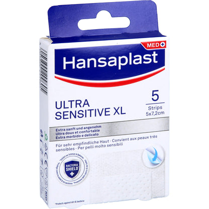 HANSAPLAST Ultra Sensitive Wundverband 5x7,2 cm XL 5 St