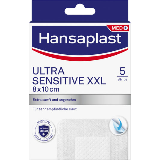 HANSAPLAST Ultra Sensitive Wundverband 8x10 cm XXL 5 St