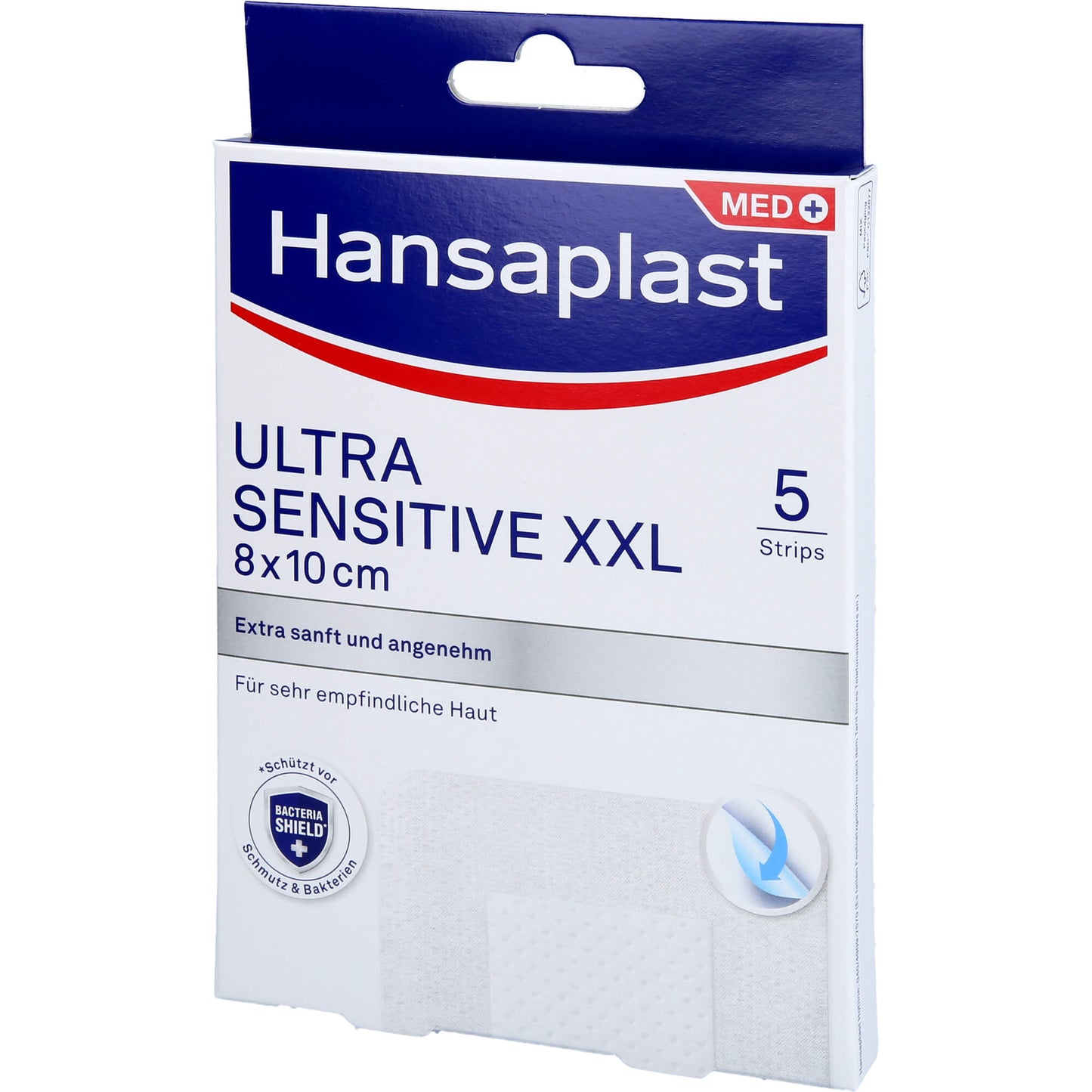 HANSAPLAST Ultra Sensitive Wundverband 8x10 cm XXL 5 St