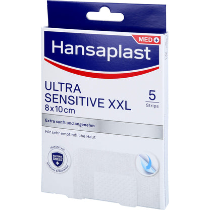 HANSAPLAST Ultra Sensitive Wundverband 8x10 cm XXL 5 St