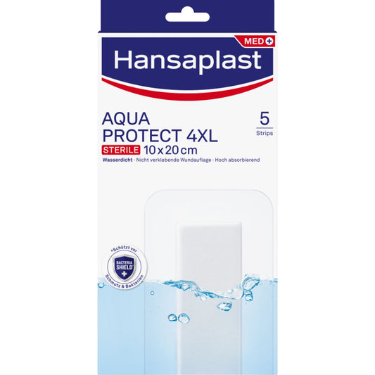HANSAPLAST Aqua Protect Wundverb.steril 10x20 cm 5 St