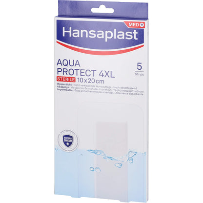 HANSAPLAST Aqua Protect Wundverb.steril 10x20 cm 5 St