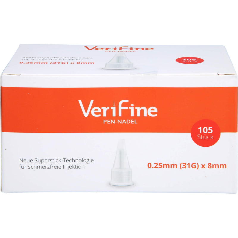 VERIFINE PEN NADEL 31GX8MM 105 St