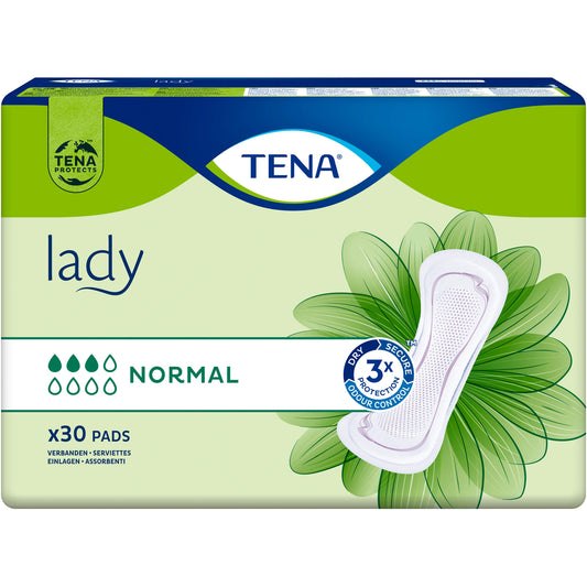 TENA LADY normal Inkontinenz Einlagen 30 St