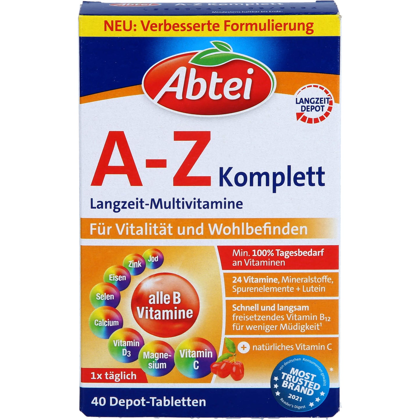 ABTEI A-Z Komplett Tabletten 40 St