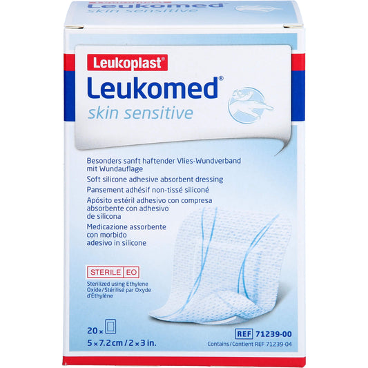 Leukomed skin sensitive steril 7.2 x 5cm 20 ST