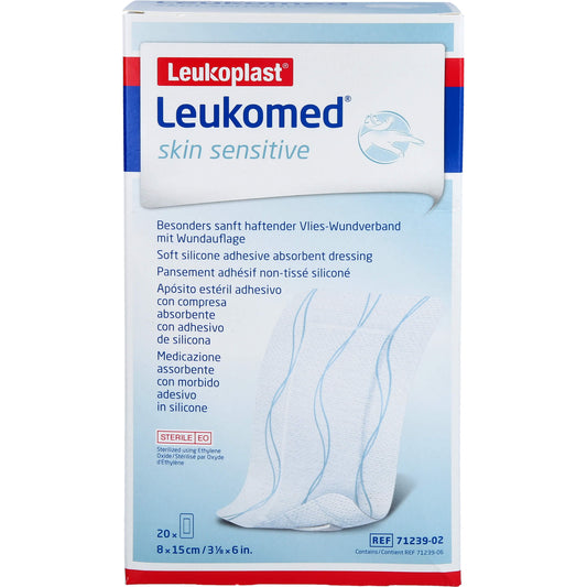 Leukomed skin sensitive steril 15 x 8cm 20 ST