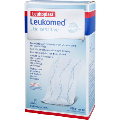 Leukomed skin sensitive steril 15 x 8cm 20 ST