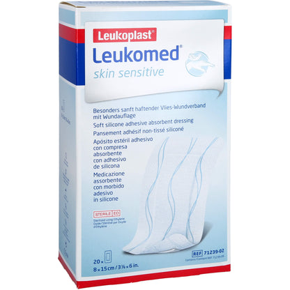 Leukomed skin sensitive steril 15 x 8cm 20 ST