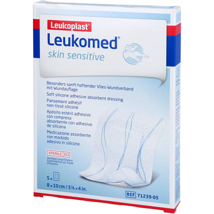 Leukomed skin sensitive steril 10 x 8cm 5 ST