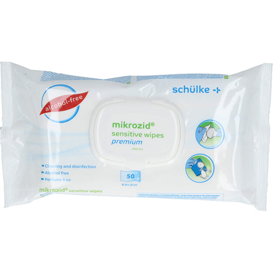 mikrozid sensitive wipes premium SP 50 ST