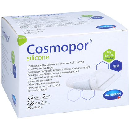 Cosmopor silicone 7.2x5cm P25 25 ST