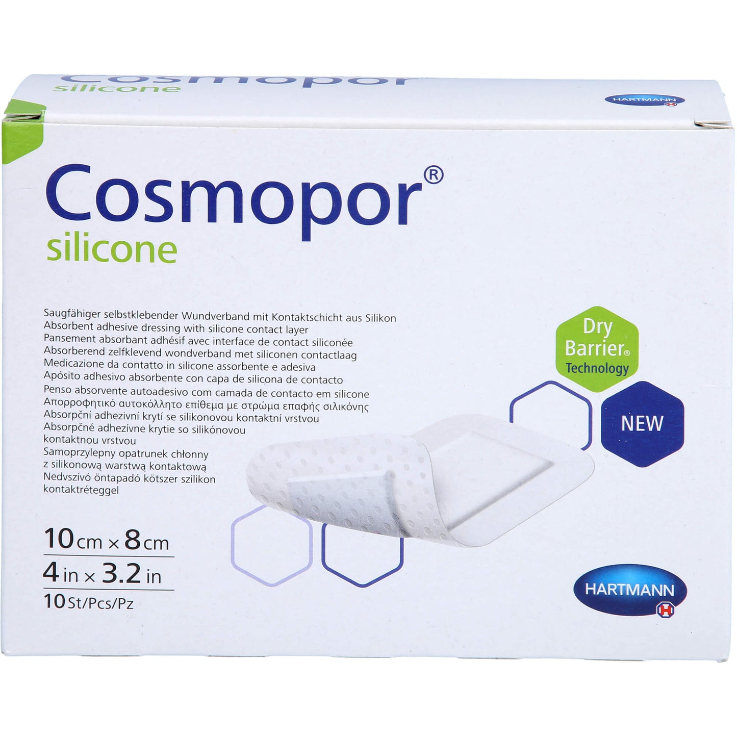 Cosmopor silicone 10x8cm P10 10 ST
