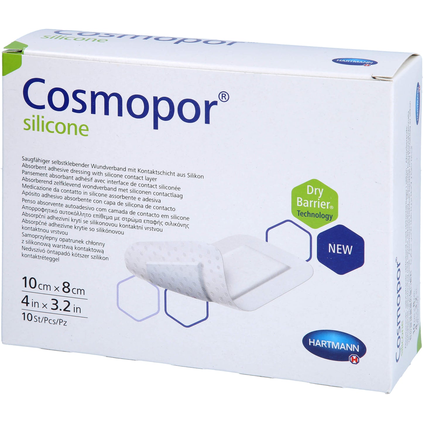 Cosmopor silicone 10x8cm P10 10 ST