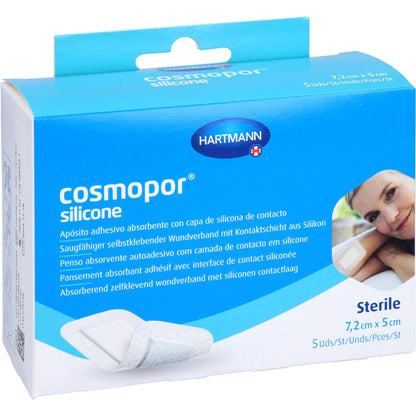 Cosmopor silicone 7.2x5cm P5 5 ST