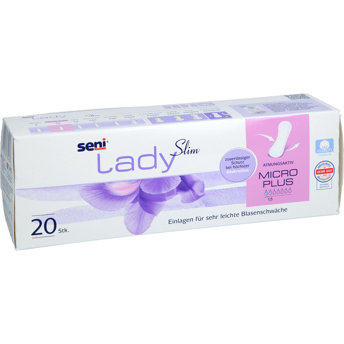 SENI Lady Slim Inkontinenzeinlage micro plus 20 St