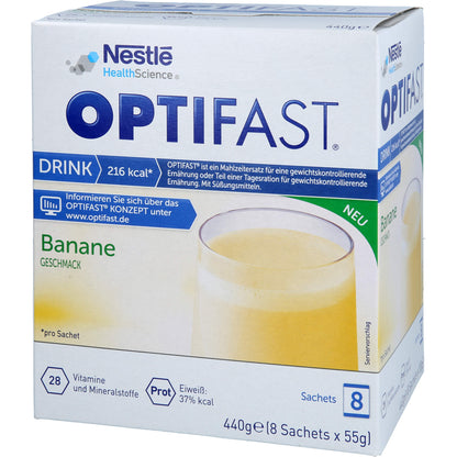 OPTIFAST Drink Banane Pulver 8X55 g