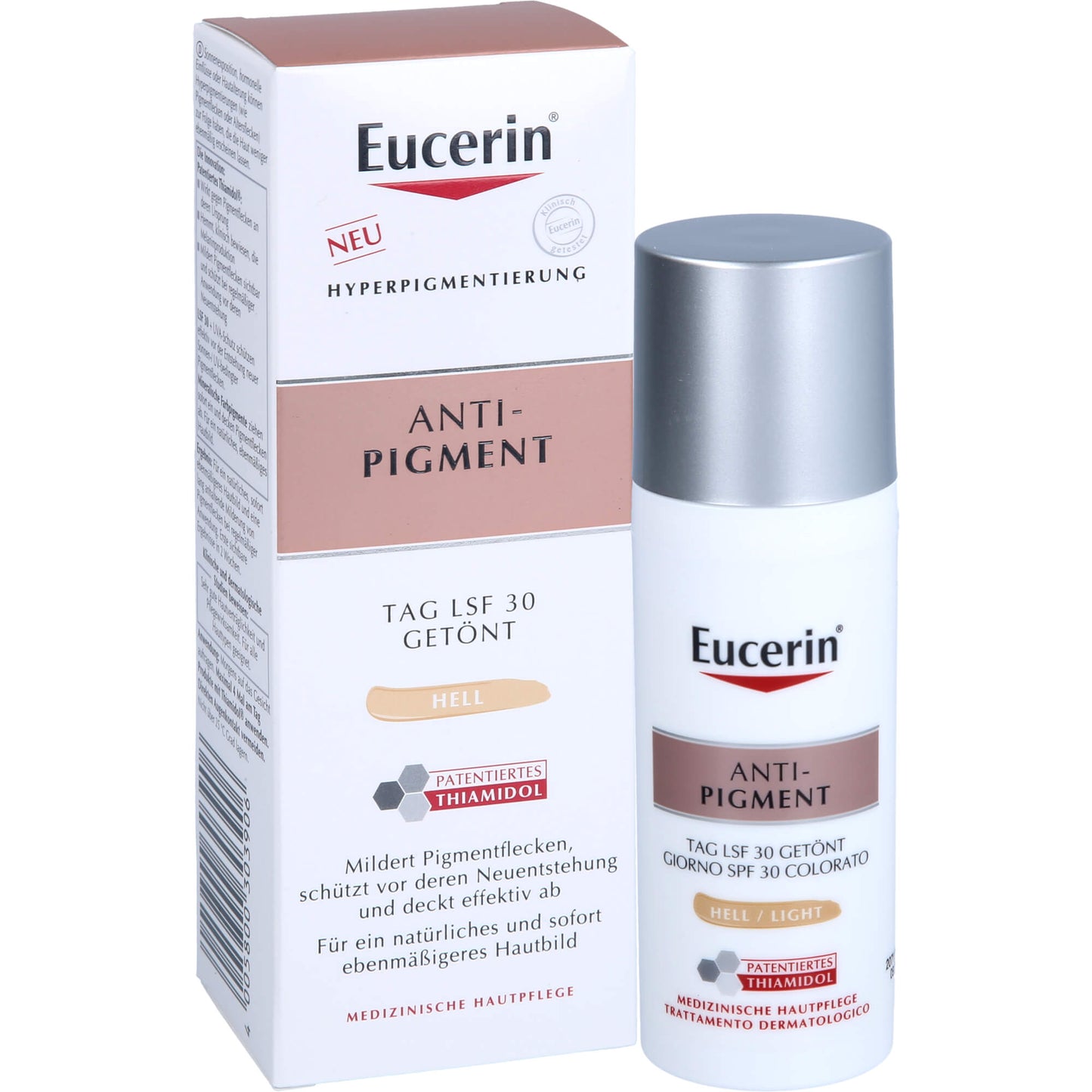 Eucerin Anti-Pigment Tag LSF30 getönt hell 50 ML